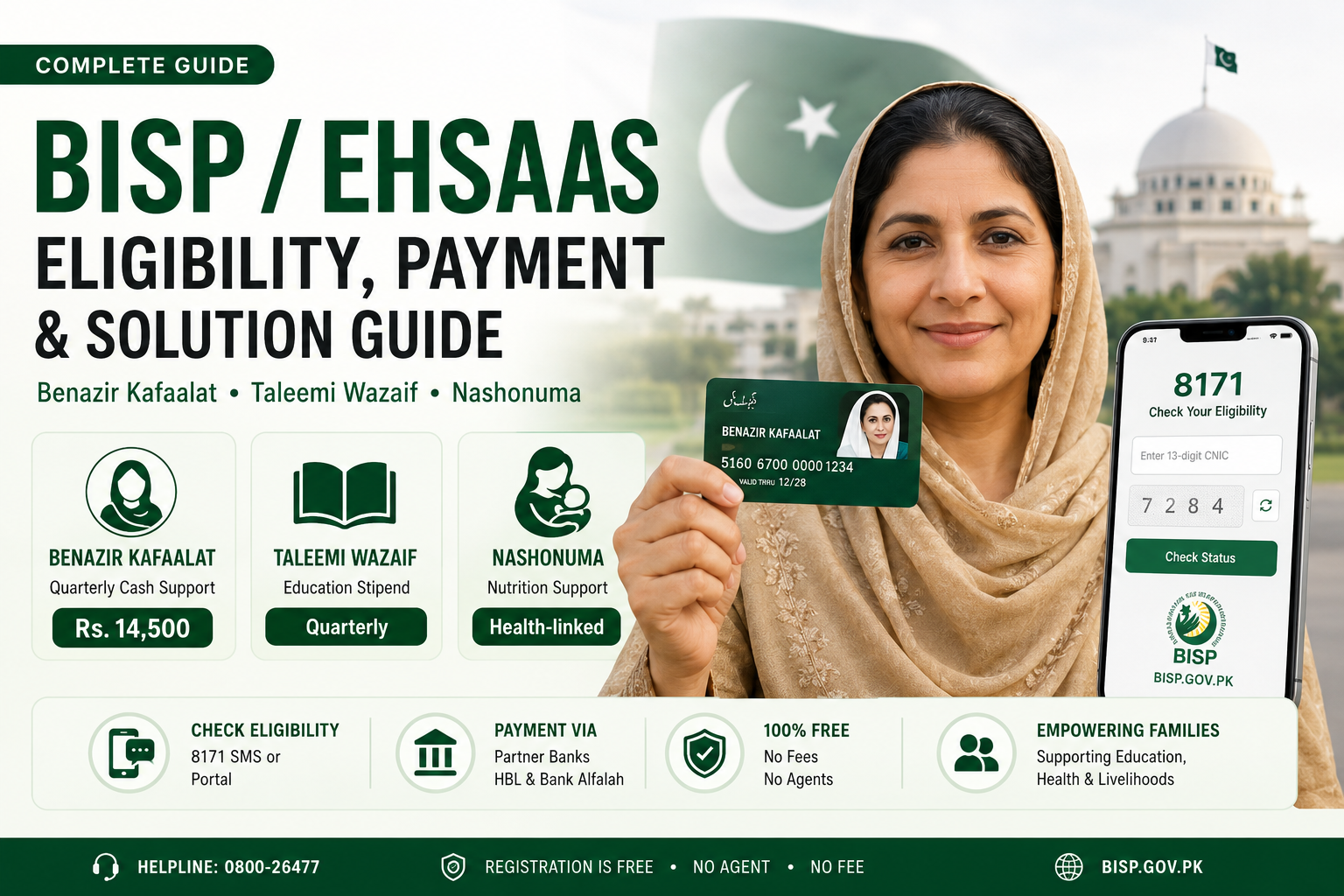 BISP Ehsaas 2026 — Eligibility, Kafaalat Payment